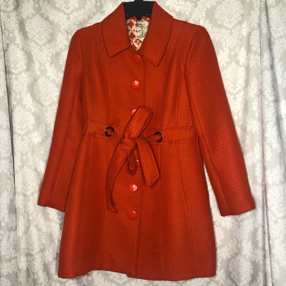 Tulle Short Trenchcoat S